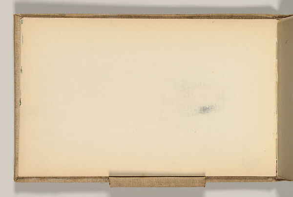 Sketchbook, Louis C. Tiffany (American, New York 1848–1933 New York), Graphite, pastel, watercolor, and crayon on paper, American