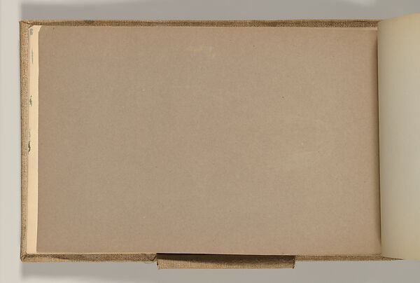 Sketchbook, Louis C. Tiffany (American, New York 1848–1933 New York), Graphite, pastel, watercolor, and crayon on paper, American