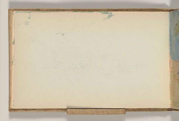 Sketchbook, Louis C. Tiffany (American, New York 1848–1933 New York), Graphite, pastel, watercolor, and crayon on paper, American