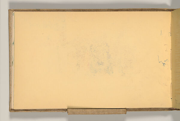 Sketchbook, Louis C. Tiffany (American, New York 1848–1933 New York), Graphite, pastel, watercolor, and crayon on paper, American