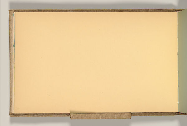 Sketchbook, Louis C. Tiffany (American, New York 1848–1933 New York), Graphite, pastel, watercolor, and crayon on paper, American