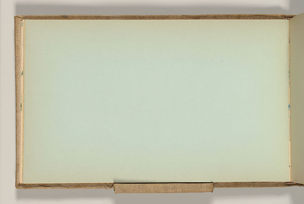 Sketchbook, Louis C. Tiffany (American, New York 1848–1933 New York), Graphite, pastel, watercolor, and crayon on paper, American