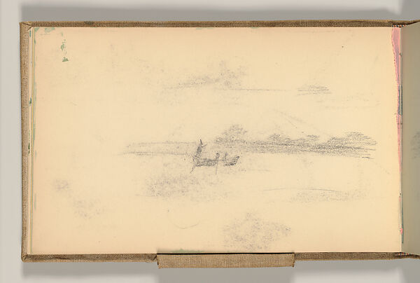 Sketchbook, Louis C. Tiffany (American, New York 1848–1933 New York), Graphite, pastel, watercolor, and crayon on paper, American