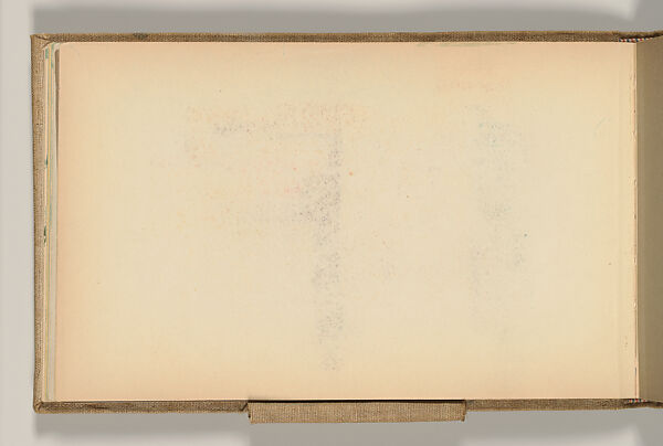 Sketchbook, Louis C. Tiffany (American, New York 1848–1933 New York), Graphite, pastel, watercolor, and crayon on paper, American