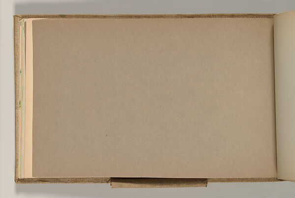 Sketchbook, Louis C. Tiffany (American, New York 1848–1933 New York), Graphite, pastel, watercolor, and crayon on paper, American