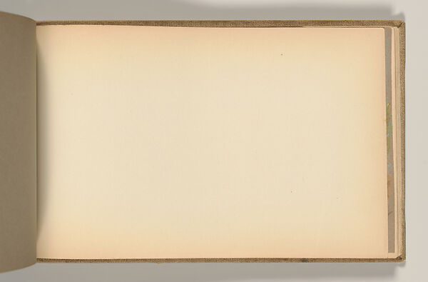 Sketchbook, Louis C. Tiffany (American, New York 1848–1933 New York), Graphite, pastel, watercolor, and crayon on paper, American