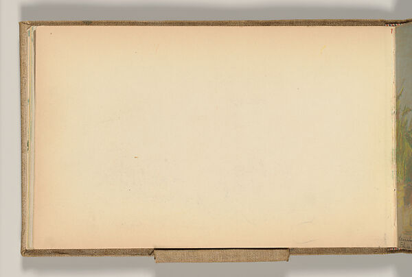 Sketchbook, Louis C. Tiffany (American, New York 1848–1933 New York), Graphite, pastel, watercolor, and crayon on paper, American