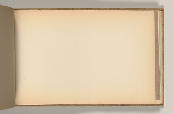 Sketchbook, Louis C. Tiffany (American, New York 1848–1933 New York), Graphite, pastel, watercolor, and crayon on paper, American