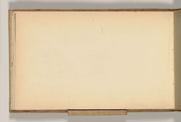 Sketchbook, Louis C. Tiffany (American, New York 1848–1933 New York), Graphite, pastel, watercolor, and crayon on paper, American