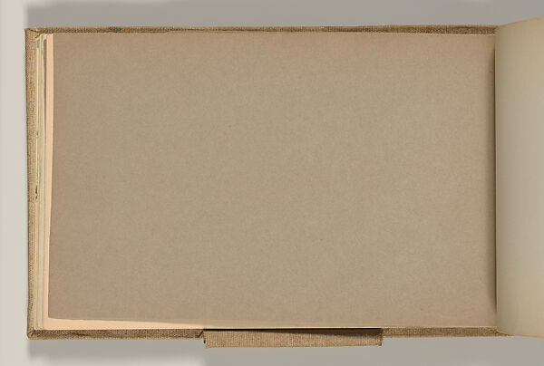 Sketchbook, Louis C. Tiffany (American, New York 1848–1933 New York), Graphite, pastel, watercolor, and crayon on paper, American