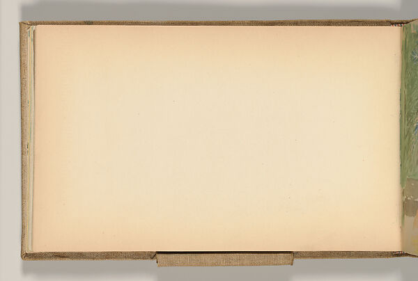 Sketchbook, Louis C. Tiffany (American, New York 1848–1933 New York), Graphite, pastel, watercolor, and crayon on paper, American