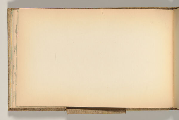 Sketchbook, Louis C. Tiffany (American, New York 1848–1933 New York), Graphite, pastel, watercolor, and crayon on paper, American