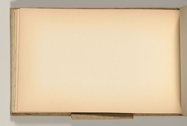 Sketchbook, Louis C. Tiffany (American, New York 1848–1933 New York), Graphite, pastel, watercolor, and crayon on paper, American