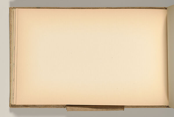 Sketchbook, Louis C. Tiffany (American, New York 1848–1933 New York), Graphite, pastel, watercolor, and crayon on paper, American