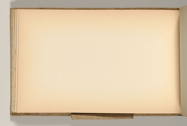 Sketchbook, Louis C. Tiffany (American, New York 1848–1933 New York), Graphite, pastel, watercolor, and crayon on paper, American