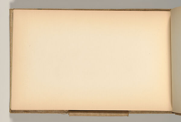 Sketchbook, Louis C. Tiffany (American, New York 1848–1933 New York), Graphite, pastel, watercolor, and crayon on paper, American
