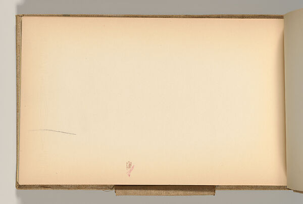 Sketchbook, Louis C. Tiffany (American, New York 1848–1933 New York), Graphite, pastel, watercolor, and crayon on paper, American