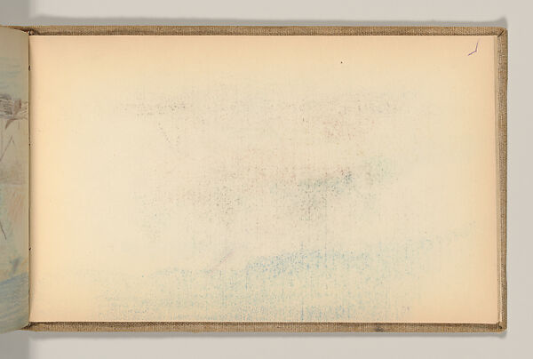 Sketchbook, Louis C. Tiffany (American, New York 1848–1933 New York), Graphite, pastel, watercolor, and crayon on paper, American