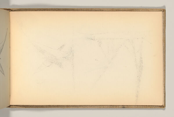 Sketchbook, Louis C. Tiffany (American, New York 1848–1933 New York), Graphite, pastel, watercolor, and crayon on paper, American