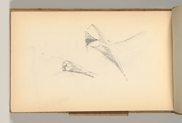 Sketchbook, Louis C. Tiffany (American, New York 1848–1933 New York), Graphite, pastel, watercolor, and crayon on paper, American