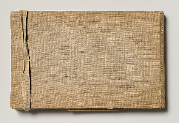 Sketchbook, Louis C. Tiffany (American, New York 1848–1933 New York), Graphite, pastel, watercolor, and crayon on paper, American