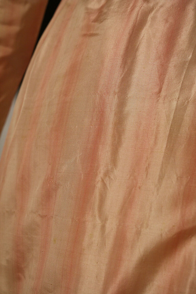 Visiting dress, silk, British