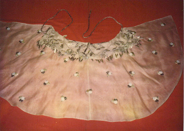 Court presentation ensemble, Schiaparelli (French, founded 1927), silk, feathers, French