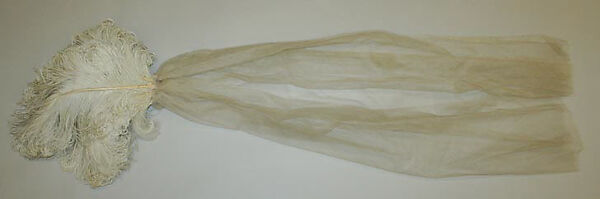 Court presentation ensemble, Schiaparelli (French, founded 1927), silk, feathers, French