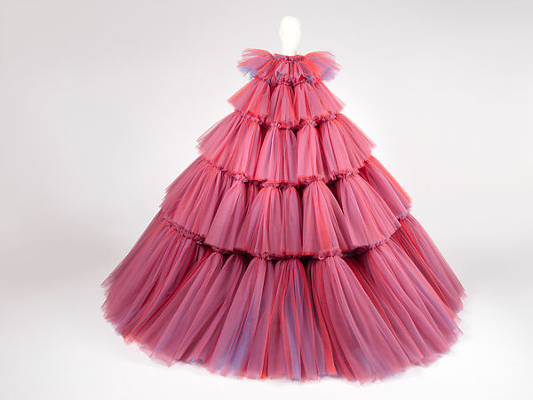Dress, Viktor &amp; Rolf (Dutch, founded 1993), polyester, nylon, fiberglass, cotton, Dutch