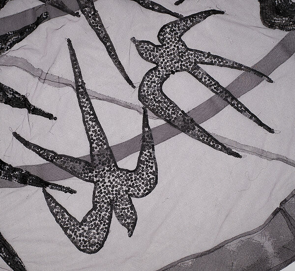 Evening dress, House of Vionnet (French, active 1912–14; 1918–39), silk, spangles, French