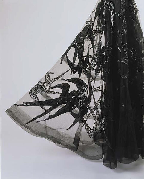 Evening dress, House of Vionnet (French, active 1912–14; 1918–39), silk, spangles, French