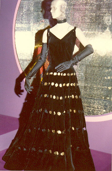 Evening dress, House of Vionnet (French, active 1912–14; 1918–39), silk, metal thread, French