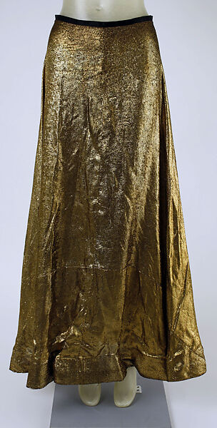 Evening dress, House of Vionnet (French, active 1912–14; 1918–39), silk, metal thread, French
