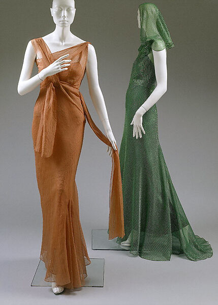 Evening ensemble, Schiaparelli (French, founded 1927), silk, French