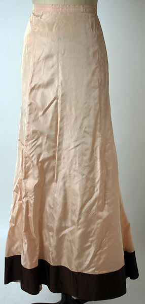 Evening dress, House of Paquin (French, 1891–1956), silk, cotton, French