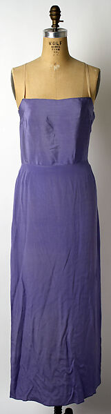 Dinner dress, House of Lanvin (French, founded 1889), silk, spangles, French