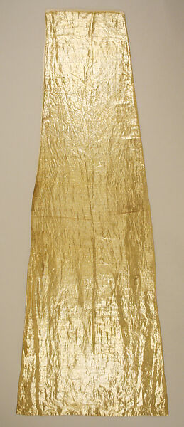 Evening dress, House of Worth (French, 1858–1956), silk, beads, metal thread, French