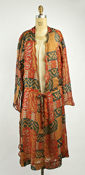 Tea gown, Chéruit (French, 1906–1935), silk, French 