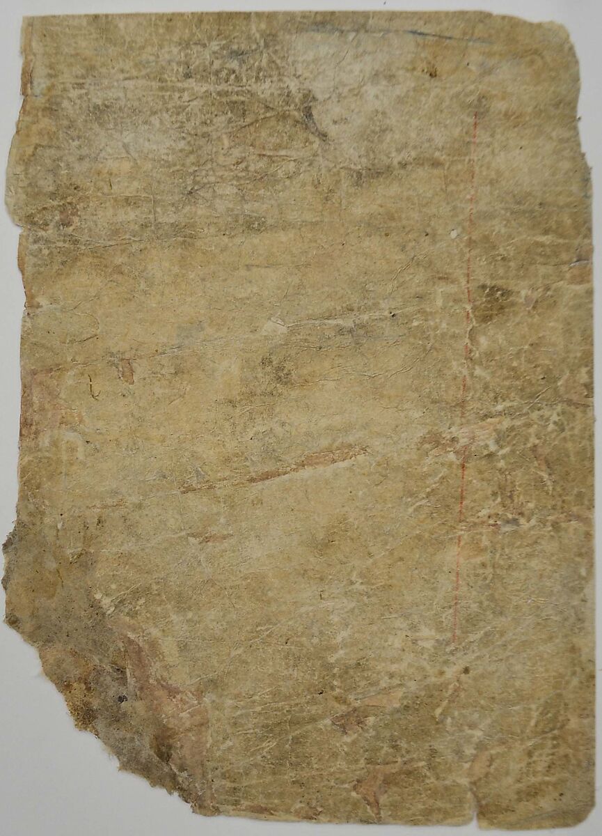 Prajnaparamita, Painting from a Prajnaparamita Sutra Manuscript, Unidentified artist, Gouache and black ink on paper, Western Tibet