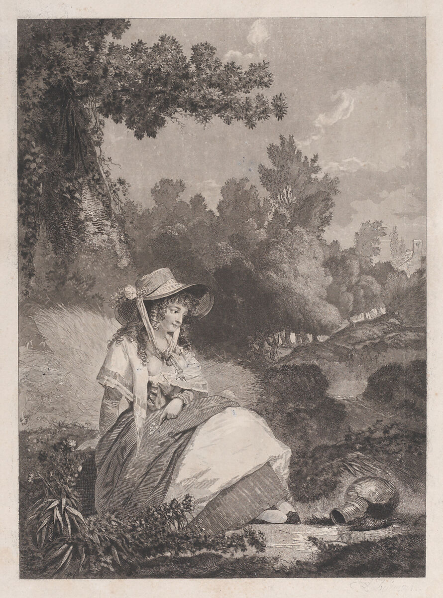 Pauvre Annette, Louis Philibert Debucourt (French, Paris 1755–1832 Paris), Etching and aquatint 
