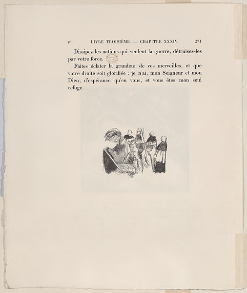Page 139, Christ carrying the cross (recto); page 271, a group of women (verso), proofs from 'L'Imitation de Jésus Christ', Maurice Denis (French, Granville 1870–1943 Saint-Germain-en-Laye), Lithograph; proof