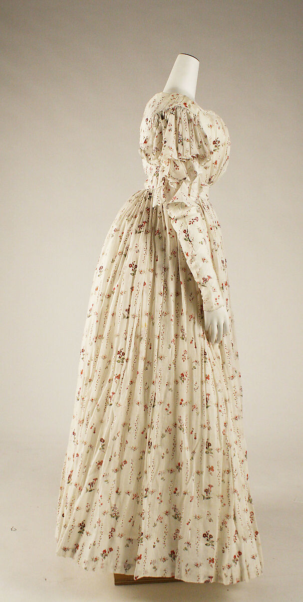 Dress, cotton, British