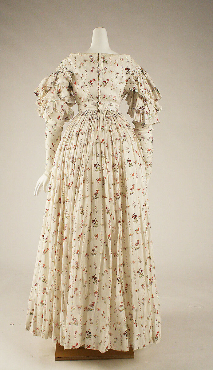 Dress, cotton, British