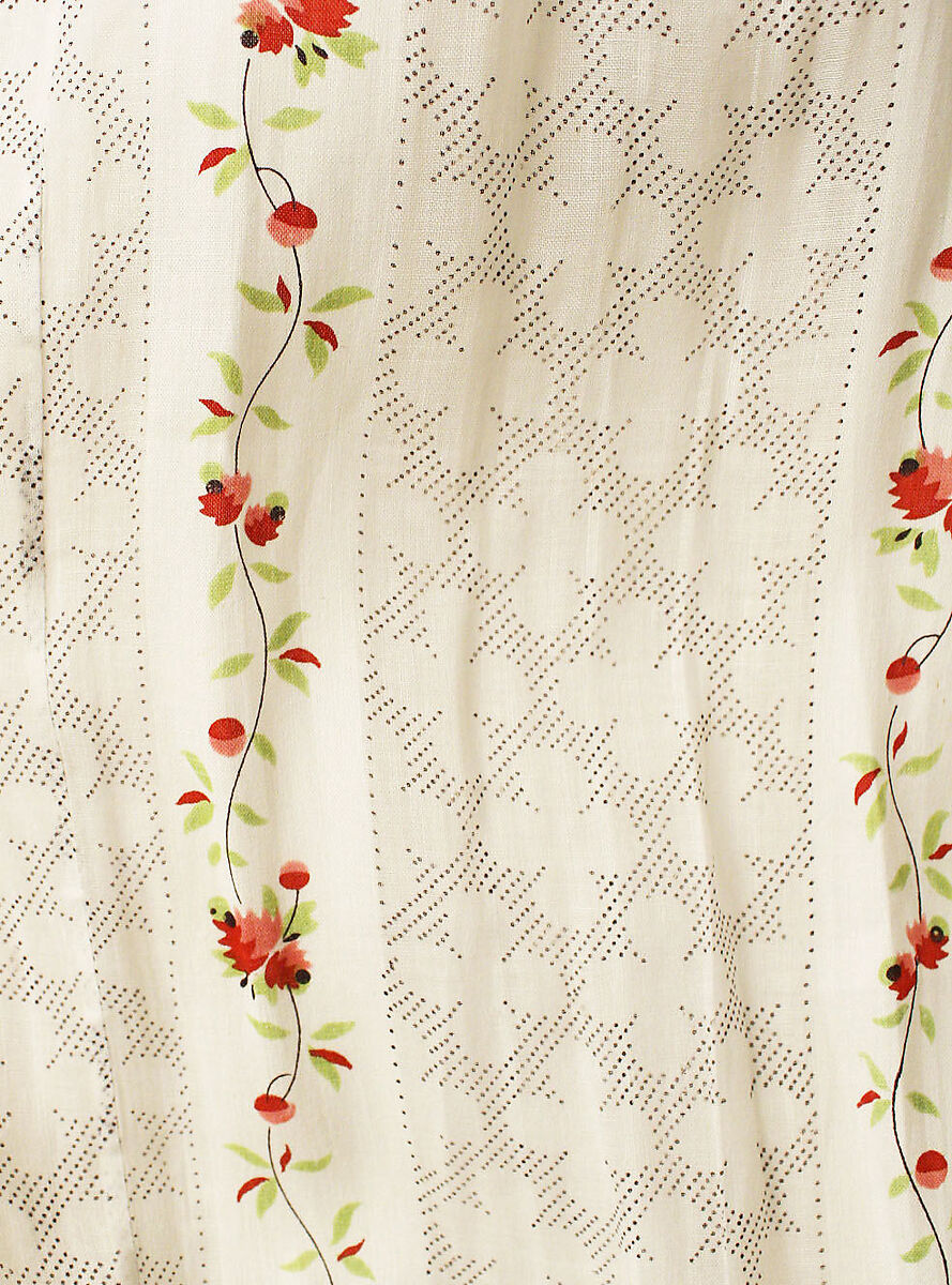 Morning dress, cotton, British