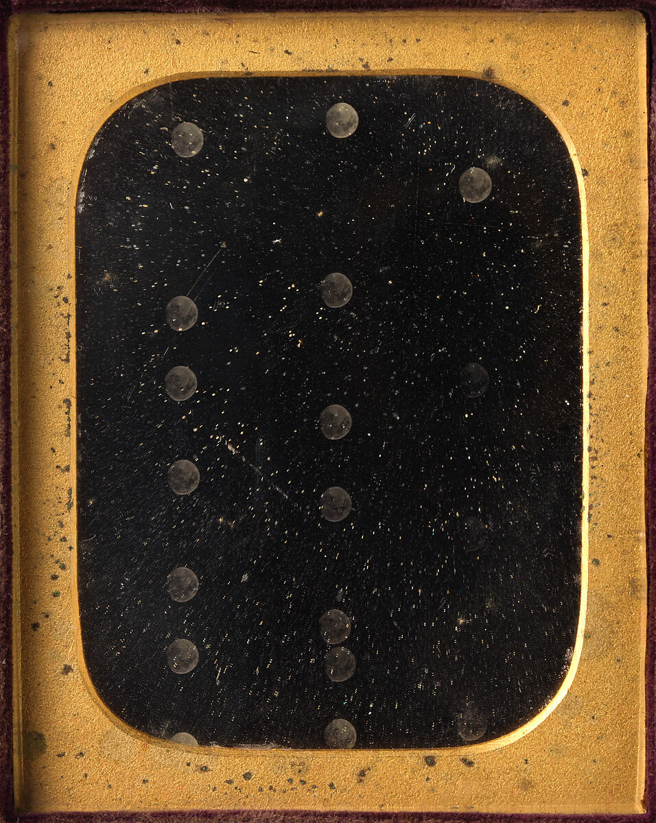 [Multiple Exposures of the Moon], Antoine-François-Jean Claudet  French, Daguerreotype