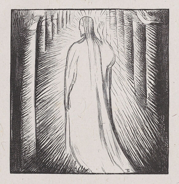 Qu'il fait imiter Jesus Christ, proof for L'Image, Maurice Denis (French, Granville 1870–1943 Saint-Germain-en-Laye), Lithograph; proof 