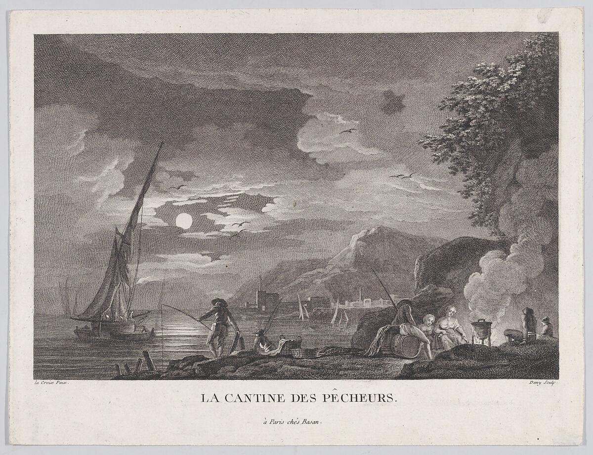 The Fishermen's Canteen, Jeanne Deny (French, 1749–ca. 1815), Etching and engraving 