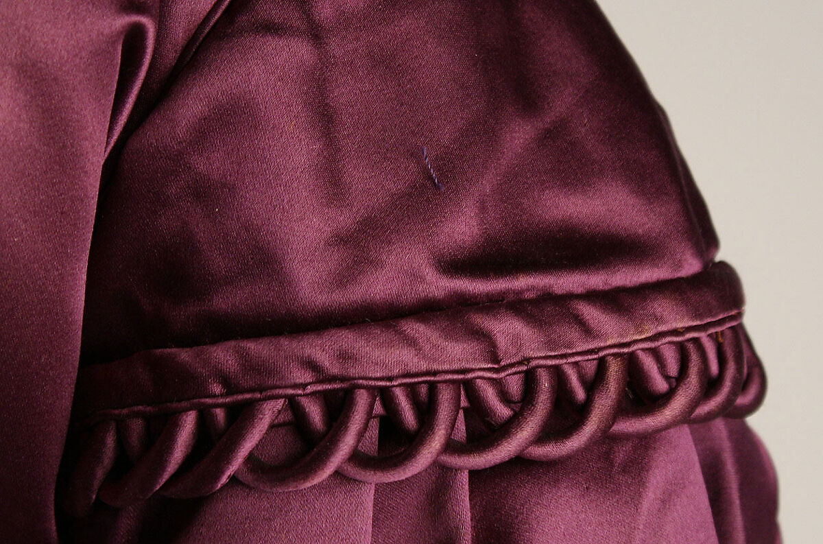 Dress, silk, British