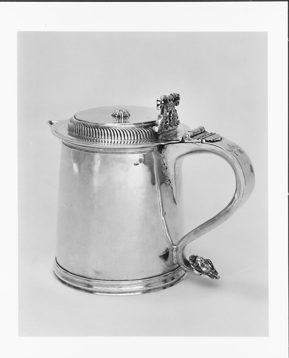 Tankard, John Noyes (1674–1749), Silver, American