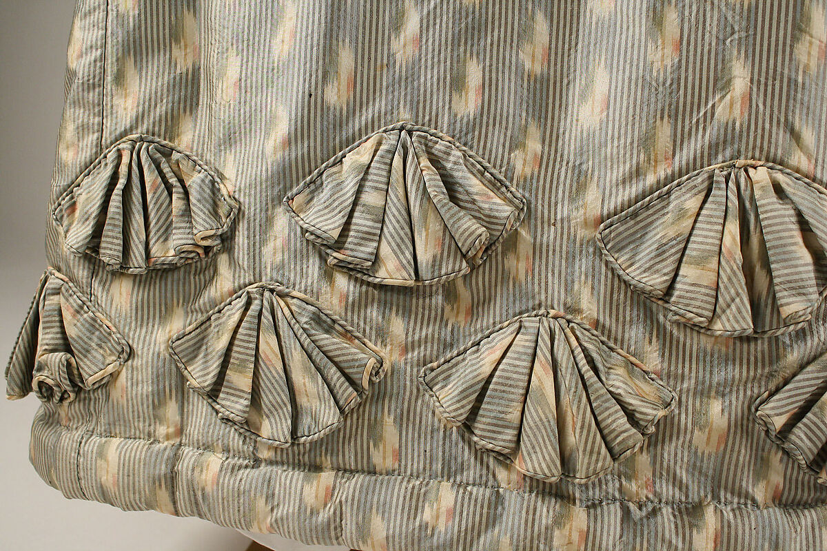 Dress, silk, British